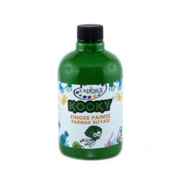 Farba do malowania palcami Cadence KOOKY, zielona 500 ml