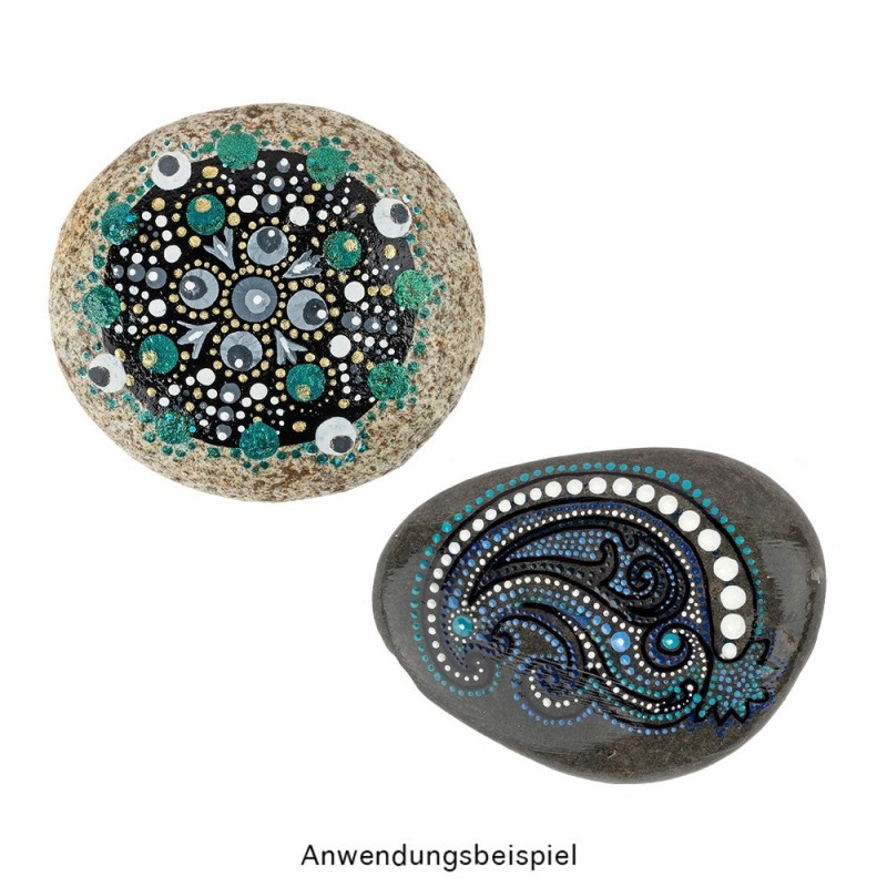 Zestaw farb do kropkowania 10 kolorów, 30ml