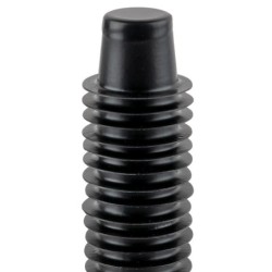 Kapelusze, cylindry 1,6cm, Ø 2.5cm, czarne, 50 szt