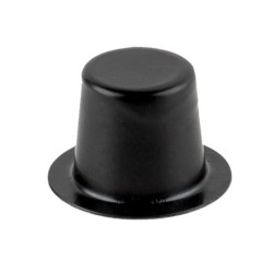 Kapelusze, cylindry 1,6cm, Ø 2.5cm, czarne, 50 szt