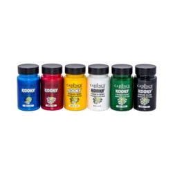 Farby do malowania palcami Cadence KOOKY 6x90 ml
