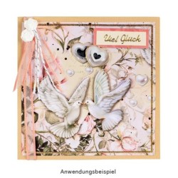 Zestaw papierów, Ślub, 20 kartek, 25x25 cm