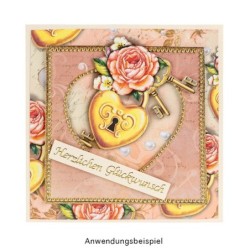 Zestaw papierów, Ślub, 20 kartek, 25x25 cm