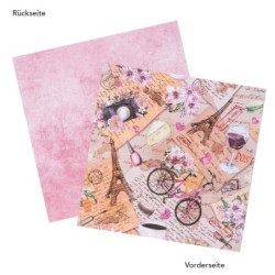 Zestaw papierów Podróże, 20 kartek, 25x25 cm