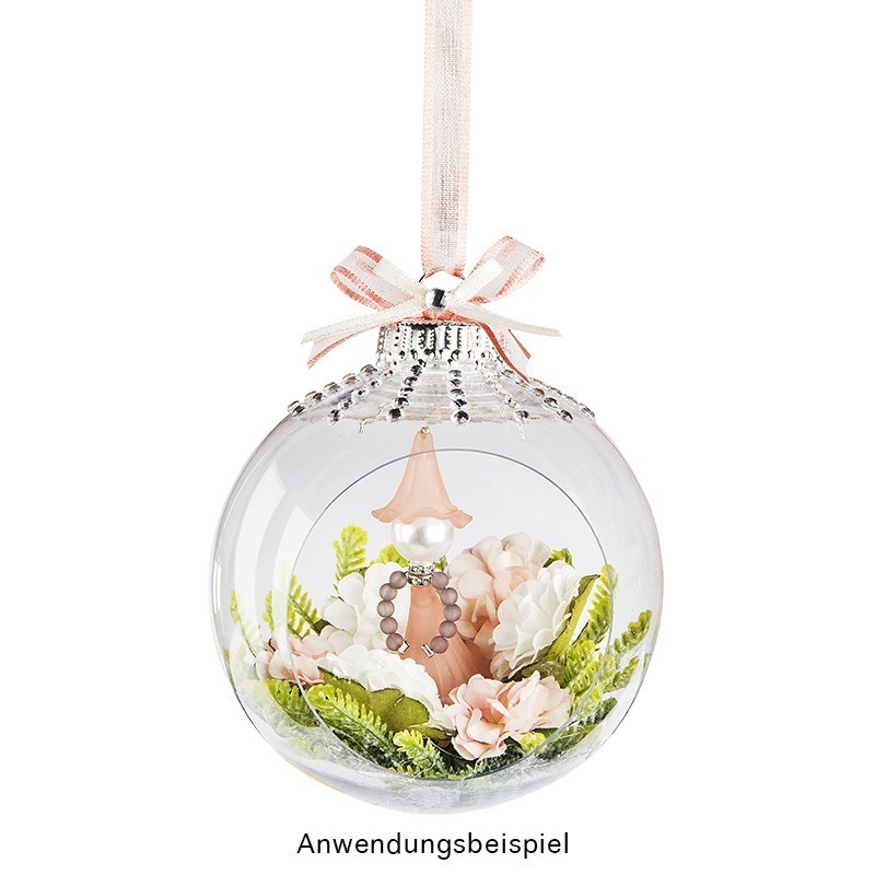 Kule, bombki akrylowe z otworem Ø 10 cm, 2szt