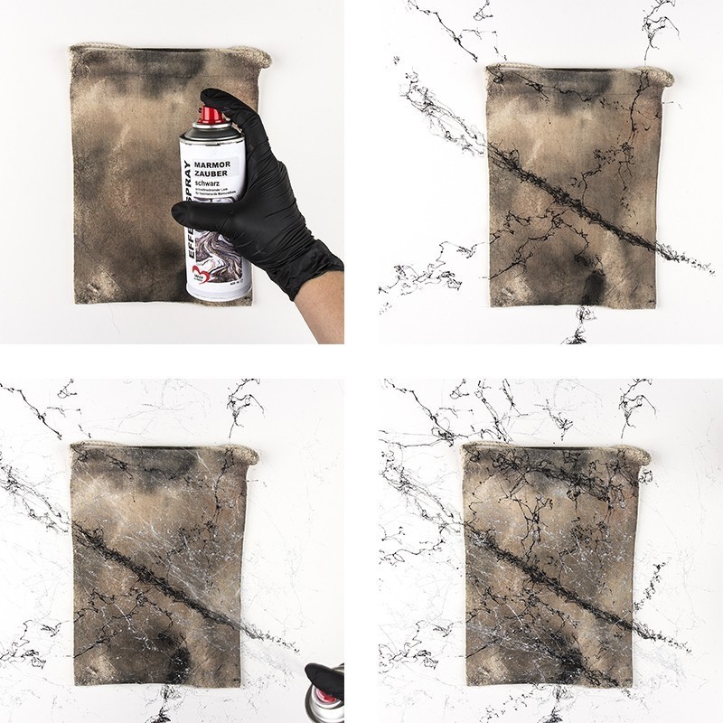 Marmur w sprayu 400 ml, czarny