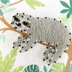 String art - obraz z nici...