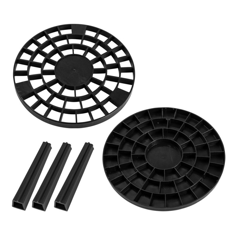 Stojak na pędzle Ø 14,4cm, wysokość 10,1 cm, 49 przegródek