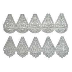 Foremka silikonowa, koronka na bombki rozm. 21x15x0,2cm