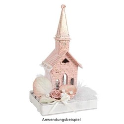 Kościół, półfabrykaty do dekoracji 2 szt, rozm. 16x6,5x5 cm