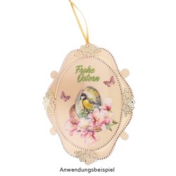 Naklejki transparentne, Wielkanoc, 10 arkuszy 10x30 cm