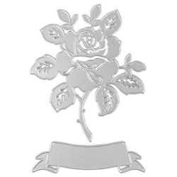 Wykrojnik do papieru, Róża...