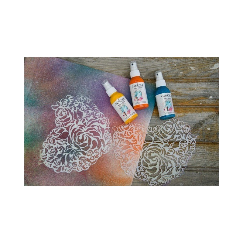 Farba do tkanin w sprayu słoneczny 100ml