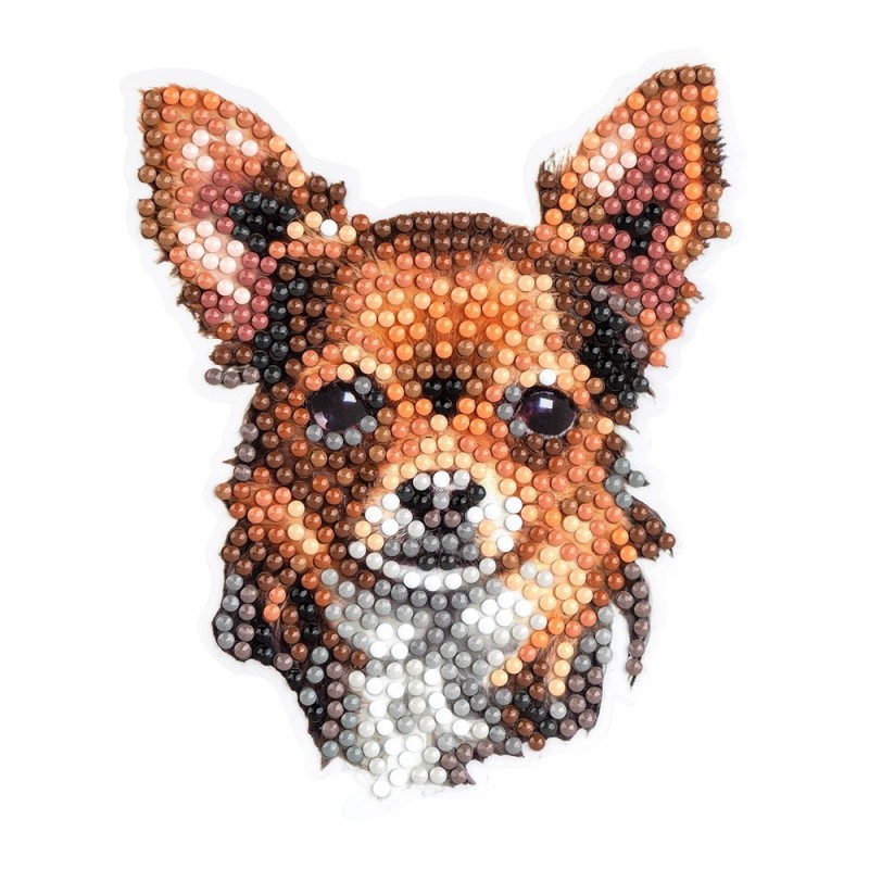 Diamond painting,  naklejki, Psy,  zestaw z kamieniami, A4