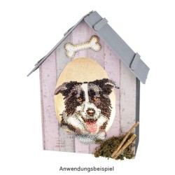 Diamond painting,  naklejki, Psy,  zestaw z kamieniami, A4