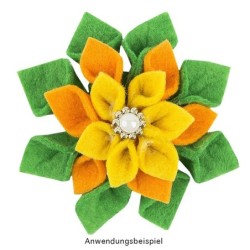 Filc dekoracyjny, kolorowy, 15 arkuszy, A4, grubość 2mm