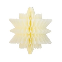 Dekoracja honeycomb gwiazda 5 szt. – ozdoba papierowa