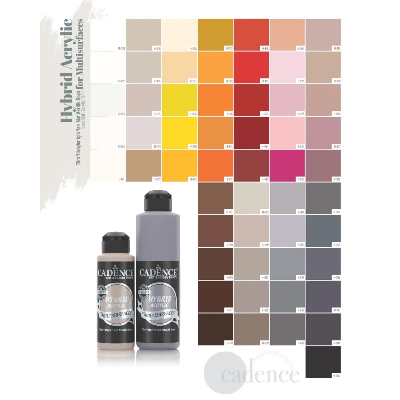 Cadence Farba Akrylowa Hybrydowa, Pomarańcz 70 ml