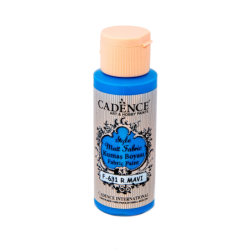 Farba matowa do tkanin Cadence 59 ml, królewski niebieski