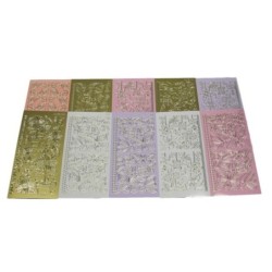 Zestaw naklejek stickersów kolorowe 10 szt