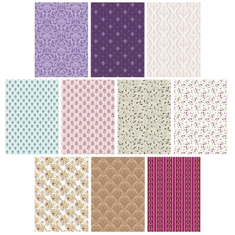 Papier dekoracyjny A3 KOLOROWY