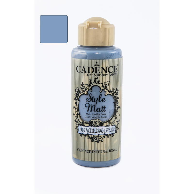 Farba STYLE MATT 120ML stalowy niebieski