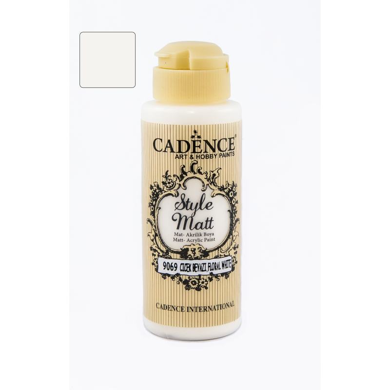 Farba STYLE MATT 120ML kwiatowy biały