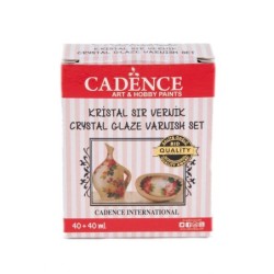 Lakier wykończeniowy Crystal Varnish Set 40+40ml.