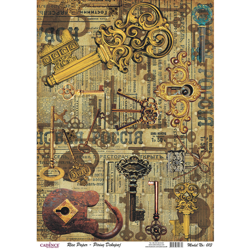 Papier ryżowy A4 - PR0013