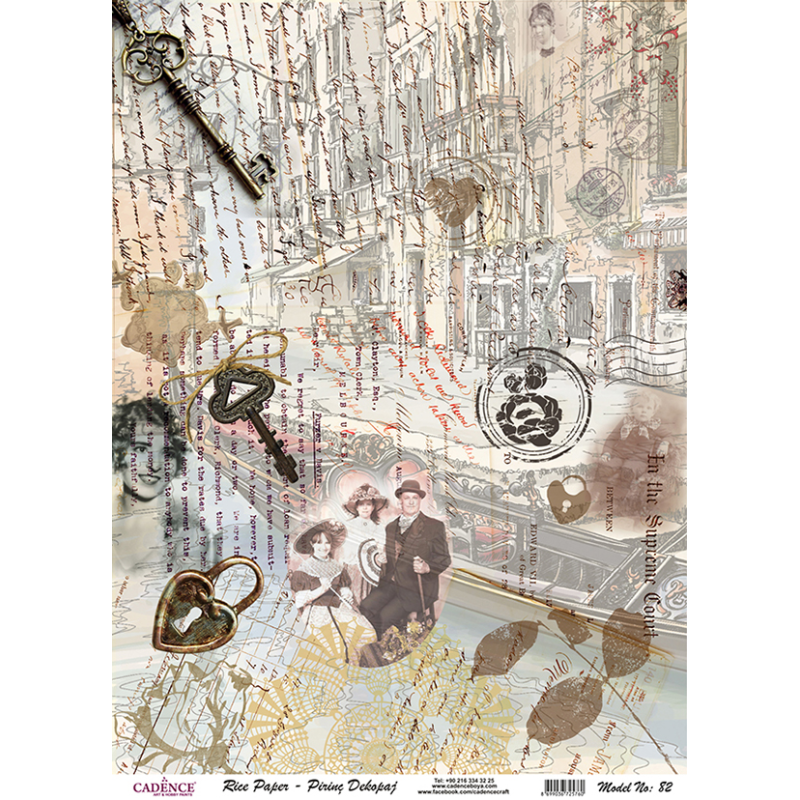 Papier ryżowy A4 - PR0082