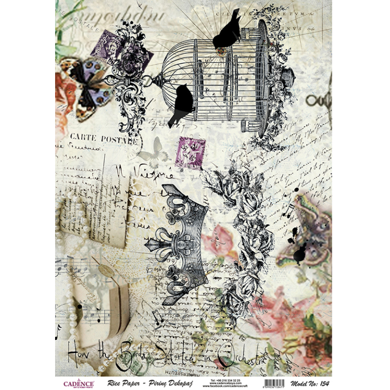 Papier ryżowy A4 - PR0154