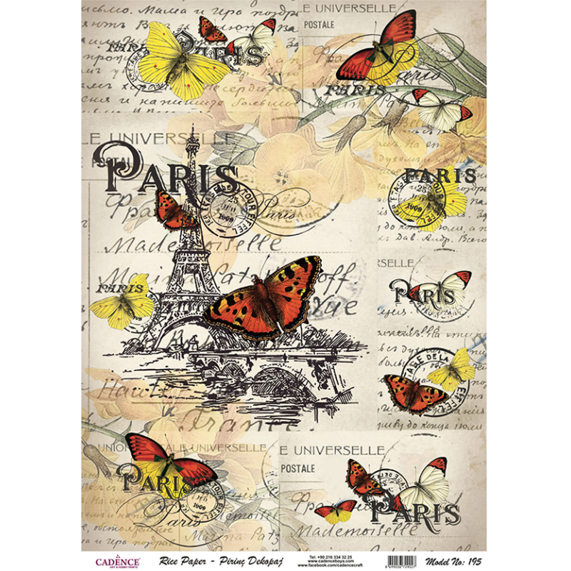 Papier ryżowy A4 - PR0195