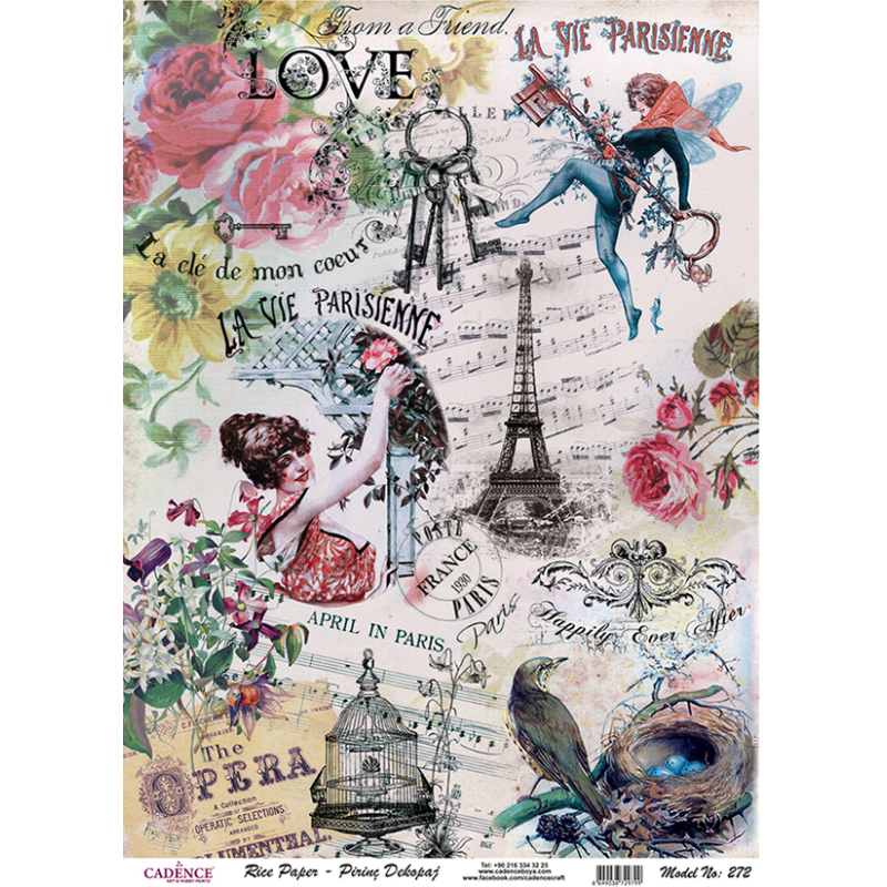 Papier ryżowy A4 - PR0272