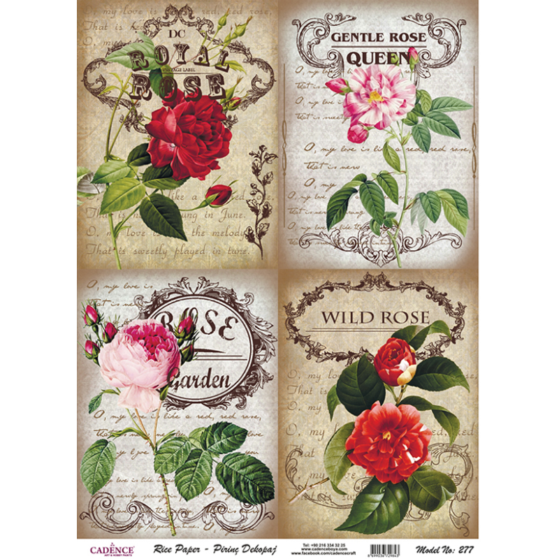 Papier ryżowy A4 - PR0277