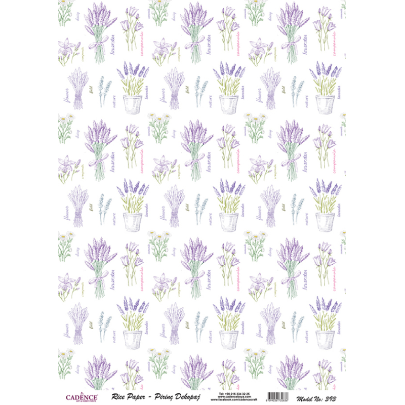 Papier ryżowy A4 - PR0393