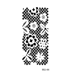 Szablon Mix Media MU Cadence 10x25 cm – Różne Wzory do Decoupage i Scrapbookingu