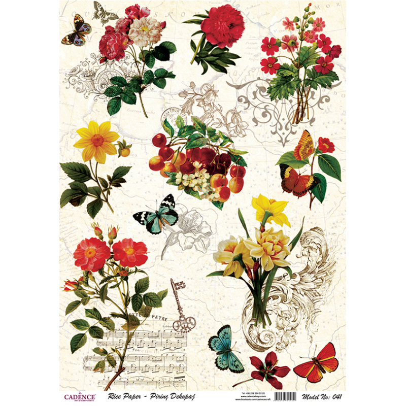 Papier ryżowy A4 - PR0041