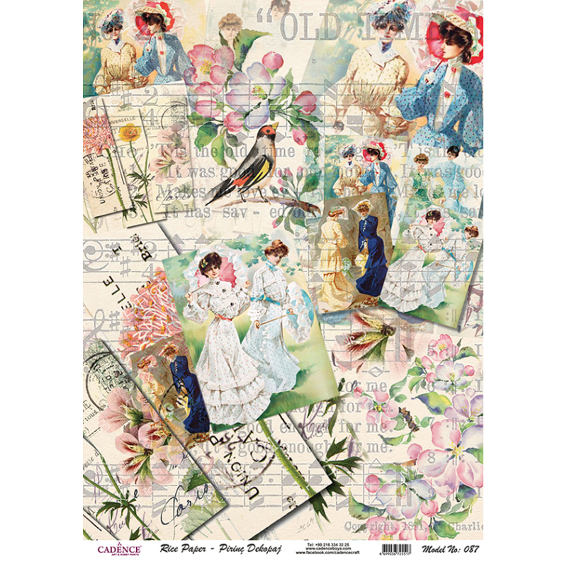 Papier ryżowy A4 - PR0087