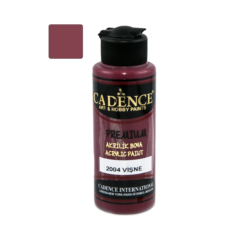 Farba Premium 120 ml  wiśniowy