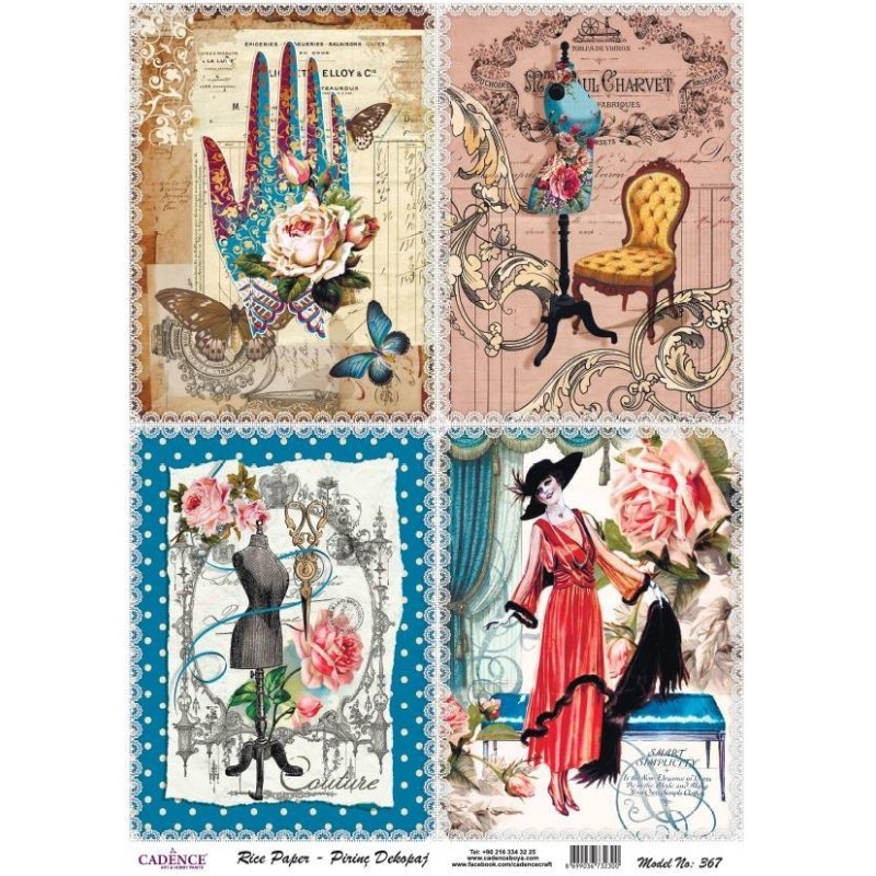 Papier ryżowy A4 PR0367