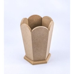 Wazon z MDF rozm. 10x12x15cm VZ04