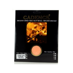 Arkusze płatków do złoceń 25szt , miedź,