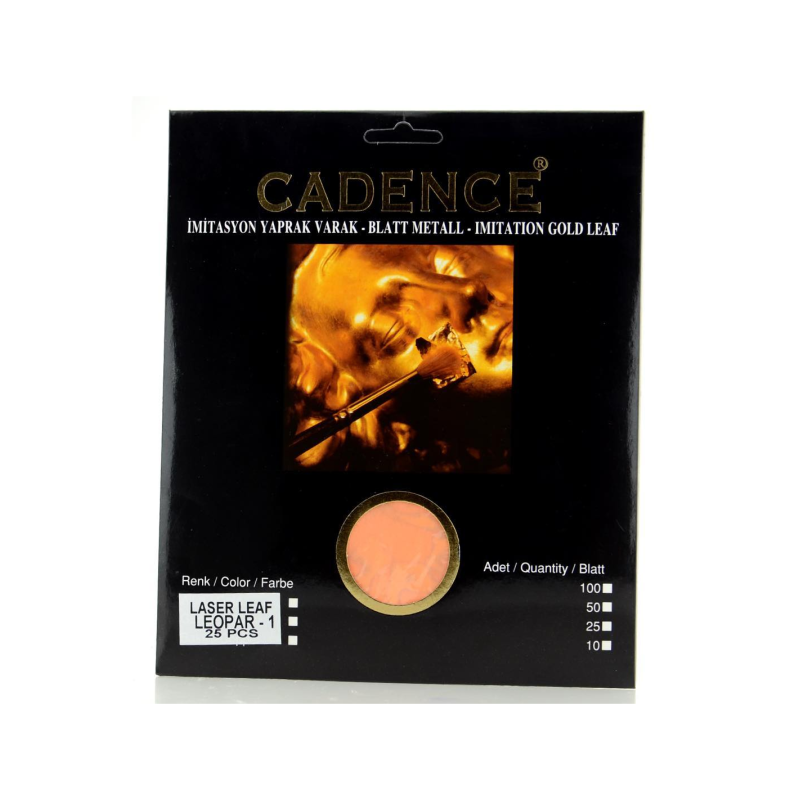 Arkusze płatków do złoceń 25szt , miedź,