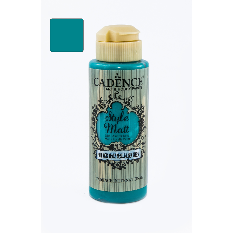 Farba STYLE MATT 120ml  morska zieleń