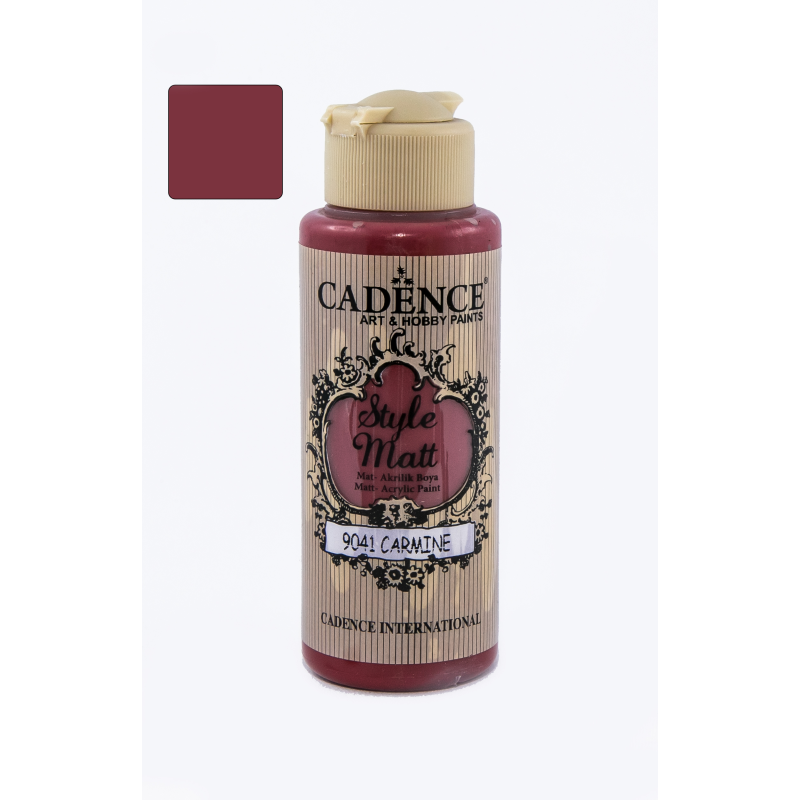 Farba STYLE MATT 120ml karminowy