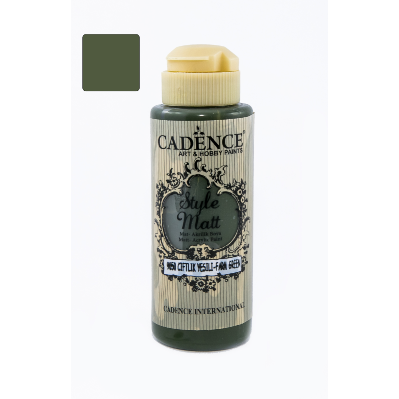 Farba STYLE MATT 120ml farmerska zieleń