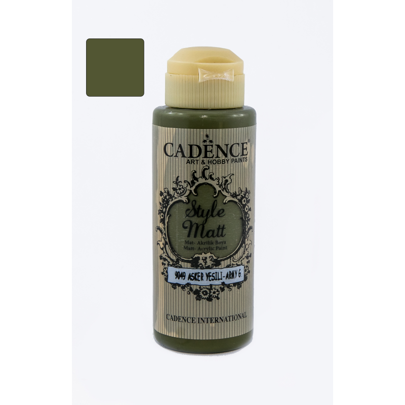 Farba STYLE MATT 120ml wojskowa zieleń