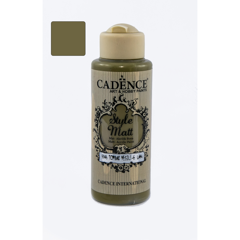 Farba STYLE MATT 120ml zielony ląd