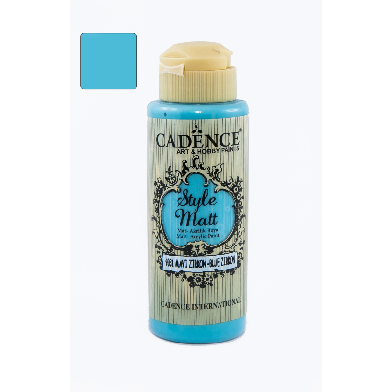 Farba STYLE MATT 120ml niebieska cyrkonia