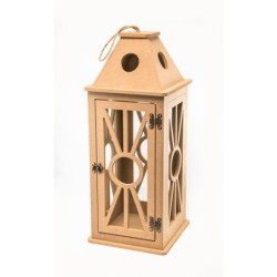 Lampion z MDF rozm. 22x22x60 cm